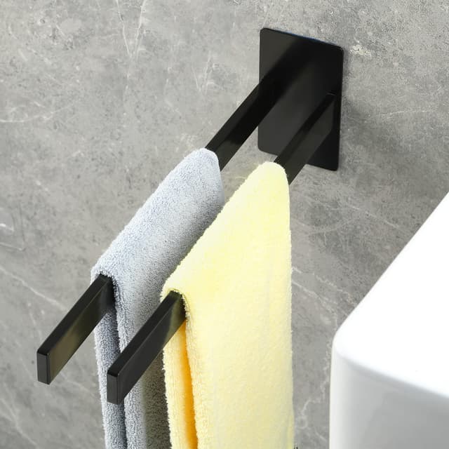 Handtuchhalter Ohne Bohren Schwarz 🛁🧴