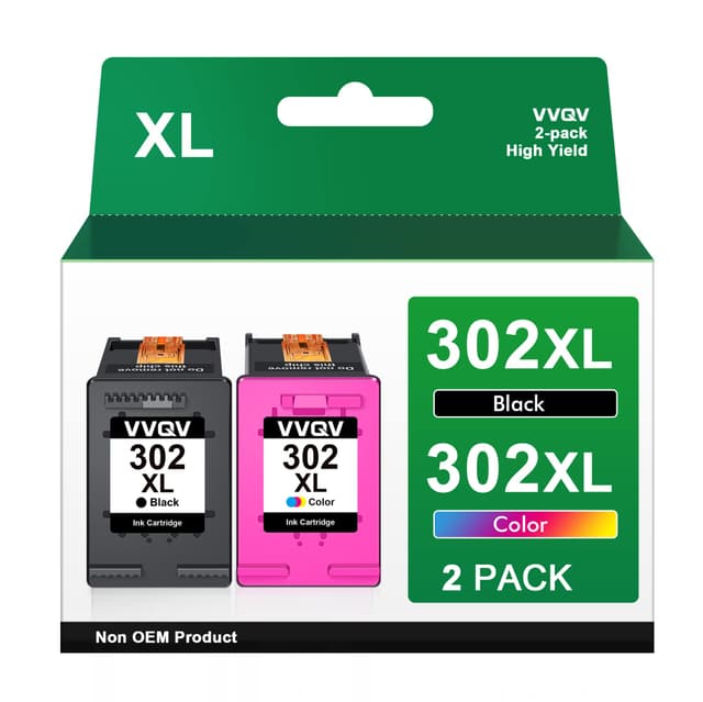 🖨️ VVQV 302 XL Druckerpatronen Multipack 302XL Ersatz für HP 302