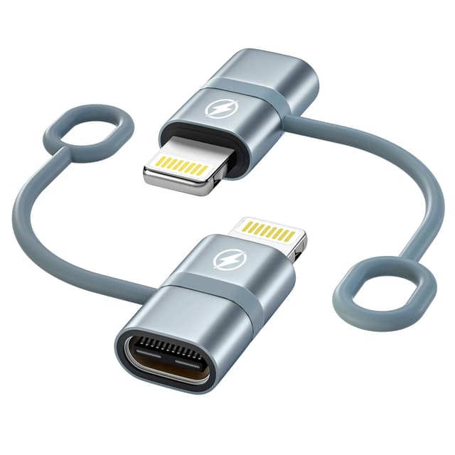 🔌 USB C auf Lightning Adapter (2Stück) für iPhone 📱