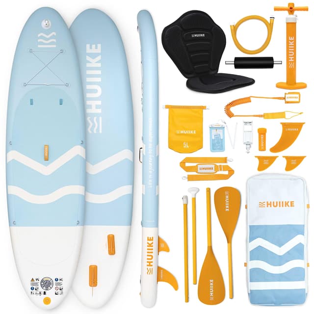 Stand Up Paddling Board Hochwertigem Zubehör - HUIIKE | Sup Board Aufblasbar Stand Up Paddle mit Aluminium-Paddel