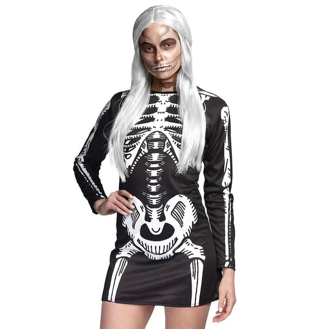 👻 Boland 79217 - Kostüm Skelett Babe für Erwachsene, Größe M 🎃