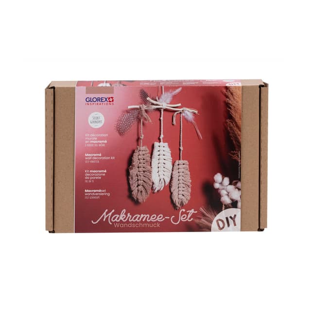 🎨🧵 Glorex 5100901 - Makramee Bastelset für DIY Wandschmuck 🌟