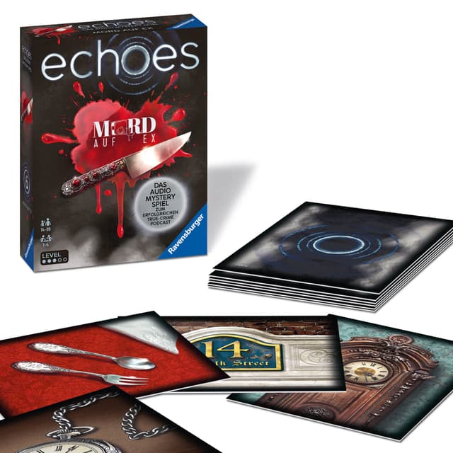 Ravensburger 20995 Echoes Mord auf Ex - Das Audio Mystery Spiel mit Linn und Leo vom True Crime Podcast Mord auf Ex
