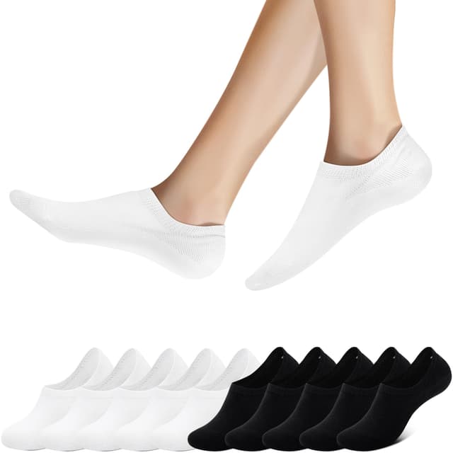 Falechay Sneaker Socken Damen Herren Füßlinge Unsichtbare 10 Paar 39-42 😎🧦
