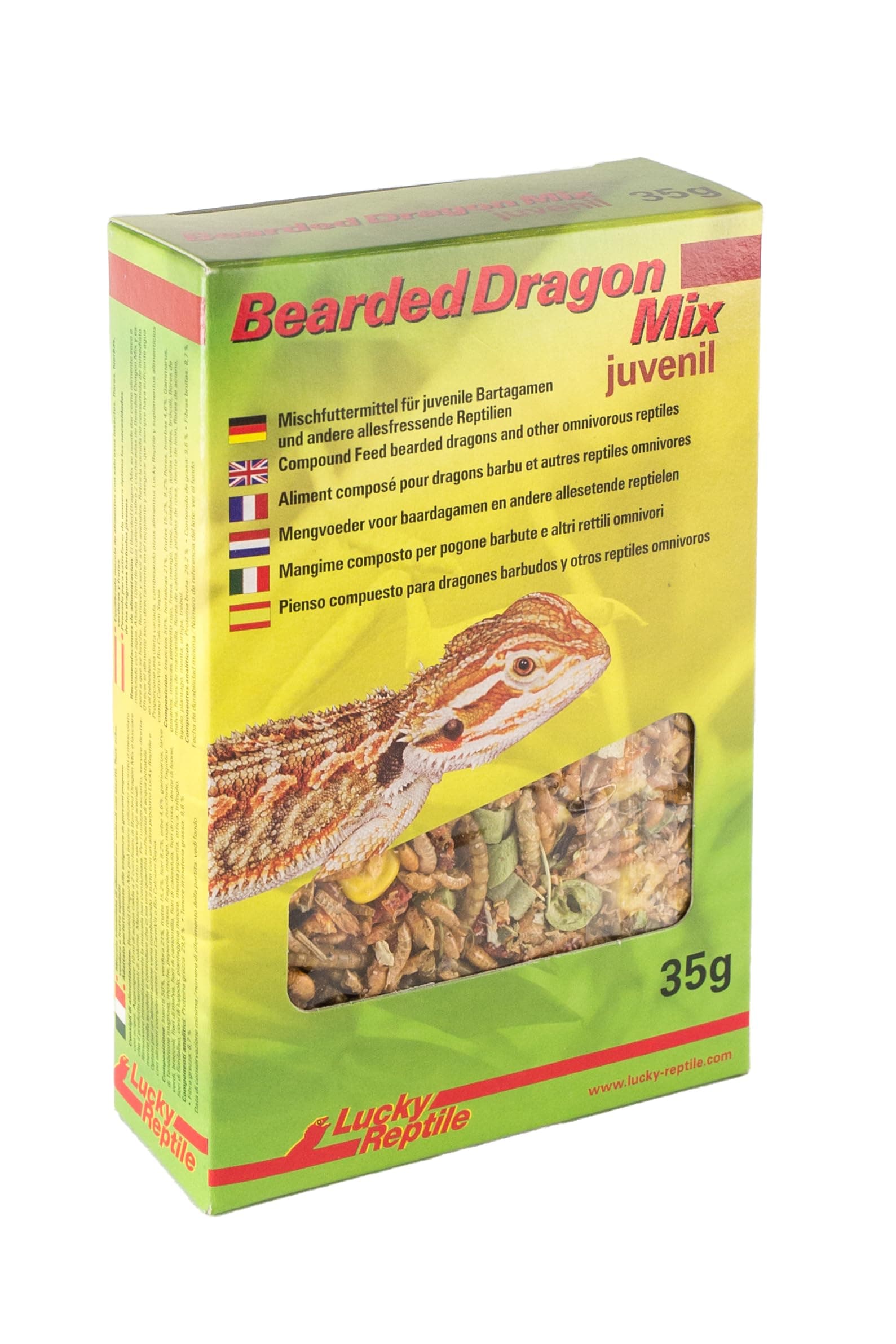 🦎🌿 Lucky Reptile Bearded Dragon Mix, Variante: Juvenile 35 g - Spezialangebot!