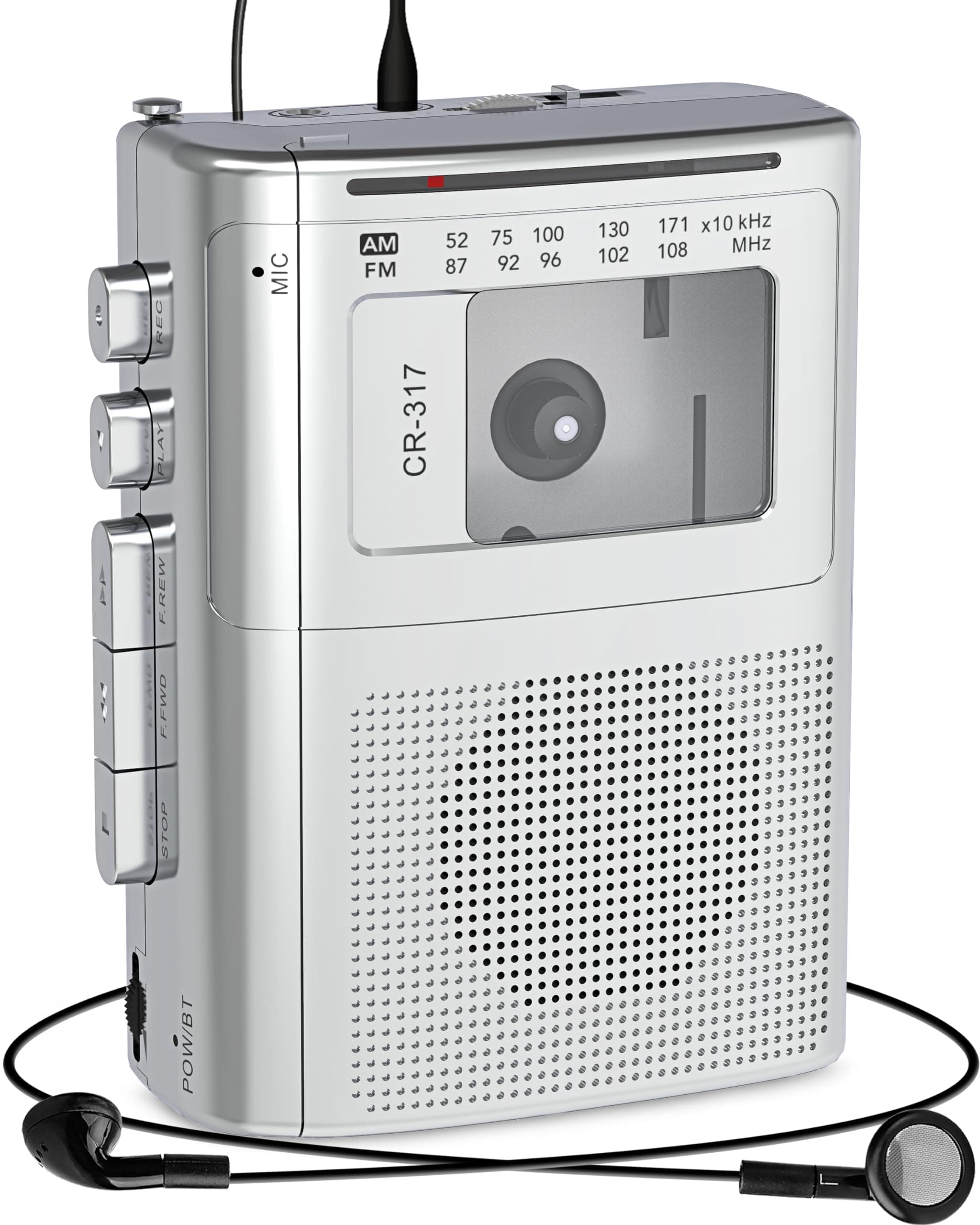 Gracioso Tragbarer Kassettenrekorder mit Bluetooth-Sender