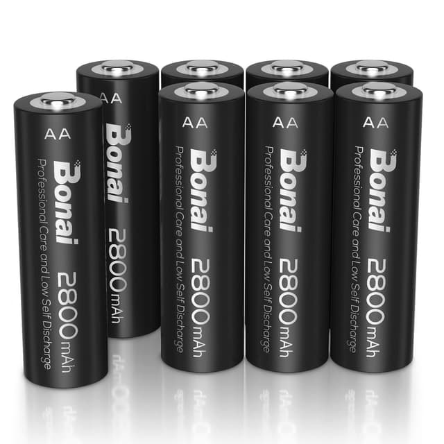 Sonderangebot! 🌟 BONAI Akku AA 2800mAh 8 Stück Wiederaufladbare Batterien