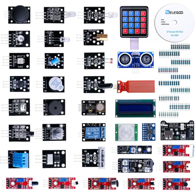 🔧🔌 ELEGOO 37 in 1 Sensormodul Bausatz für Arduino IDE