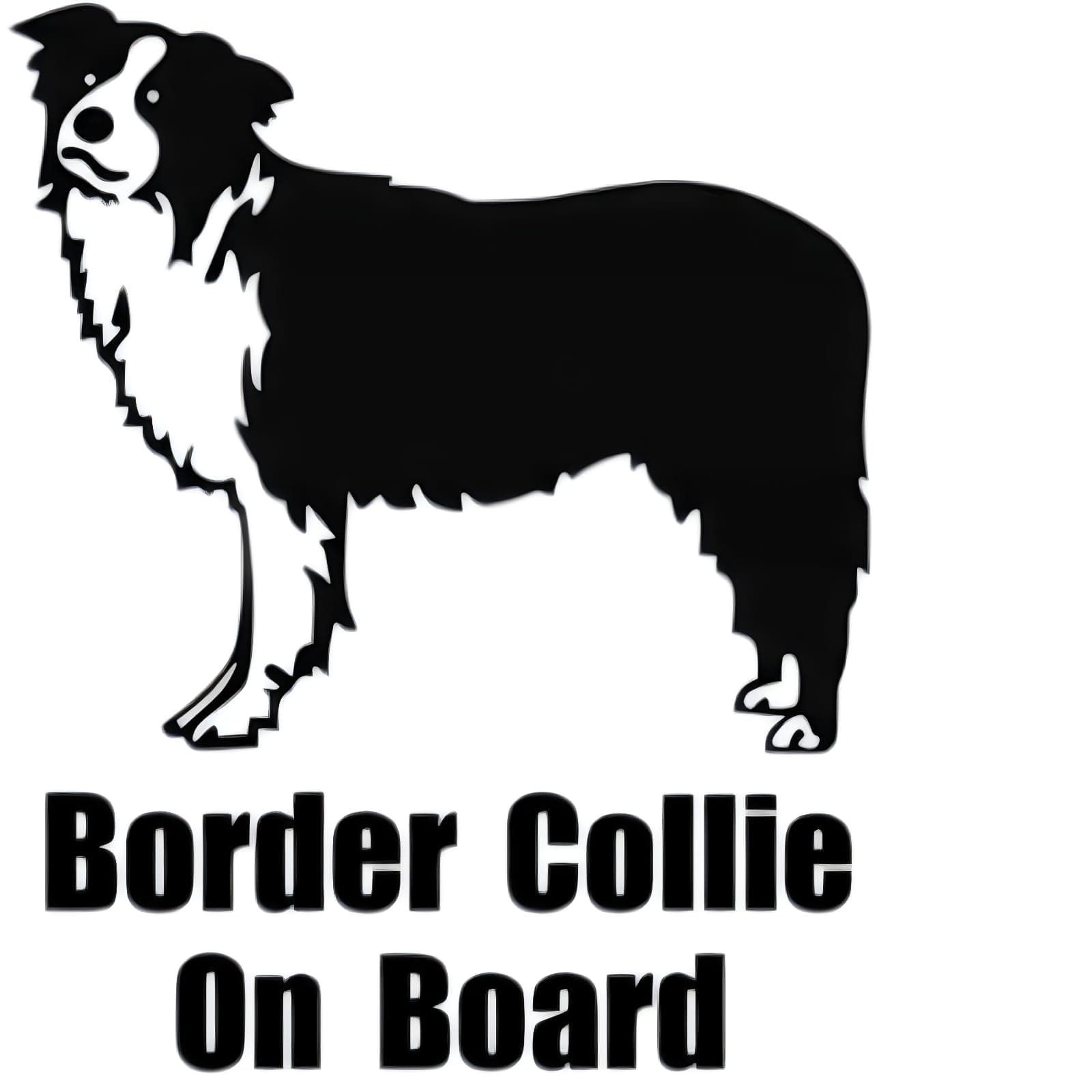 🚗 Autoaufkleber Border Collie Aufkleber 15cm(5.9 Inch) 🐕