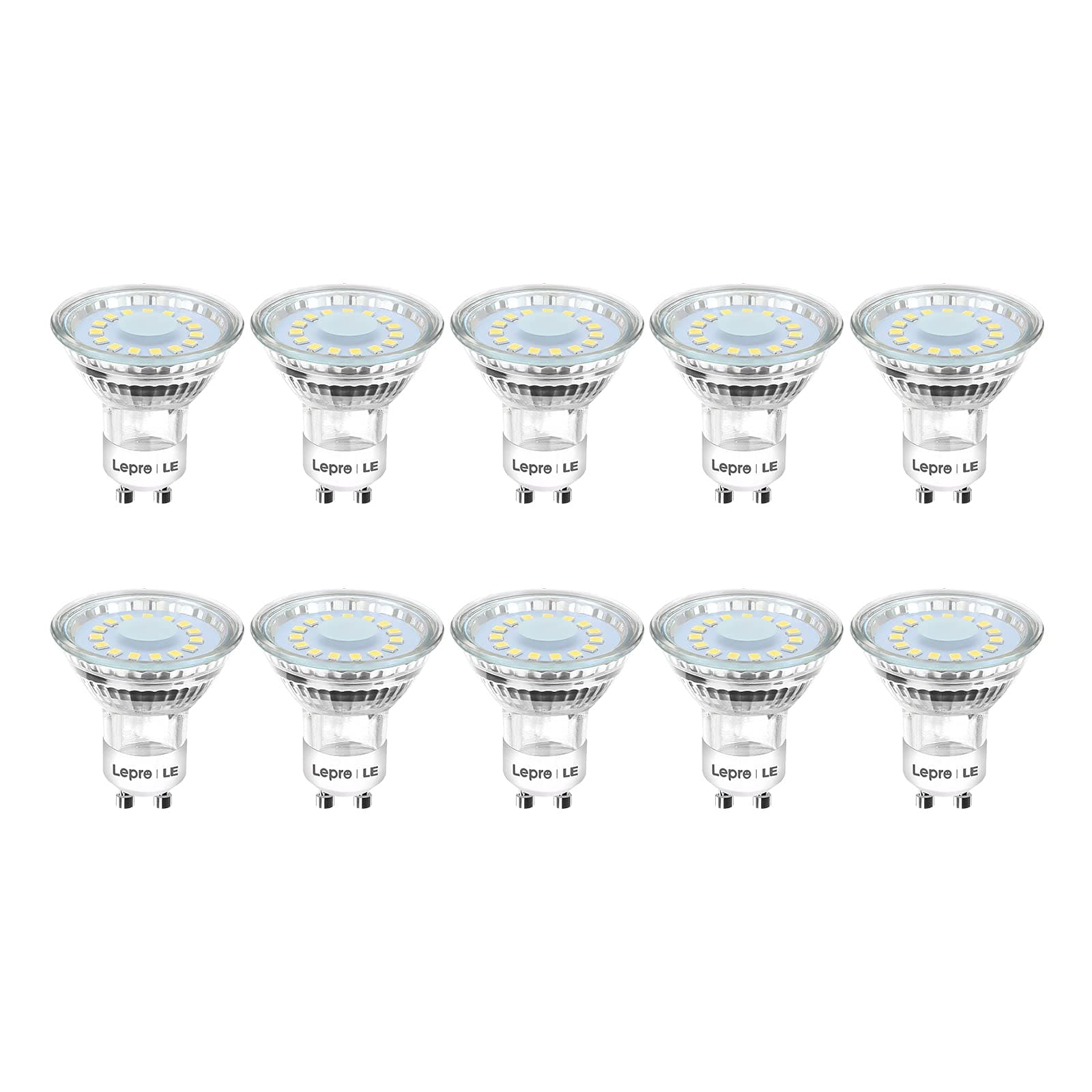 🌟 Super Angebot! Lepro GU10 LED Lampe, 4W 325 Lumen - 10 Stück Kaltweiß
