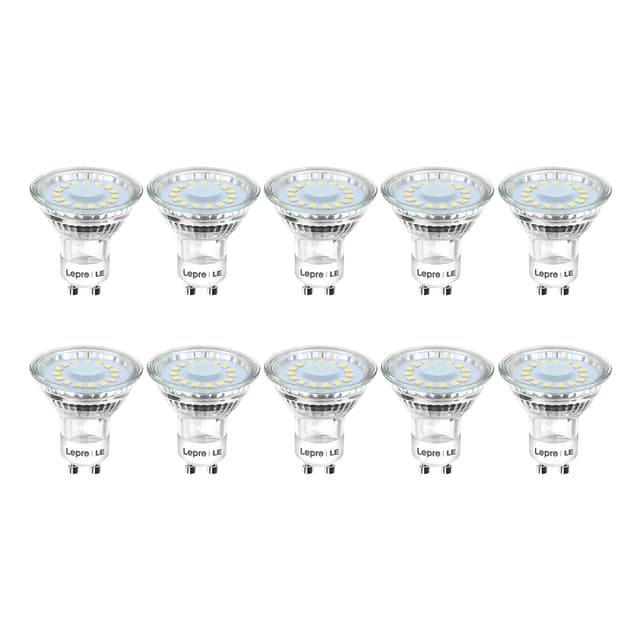 🌟 Super Angebot! Lepro GU10 LED Lampe, 4W 325 Lumen - 10 Stück Kaltweiß