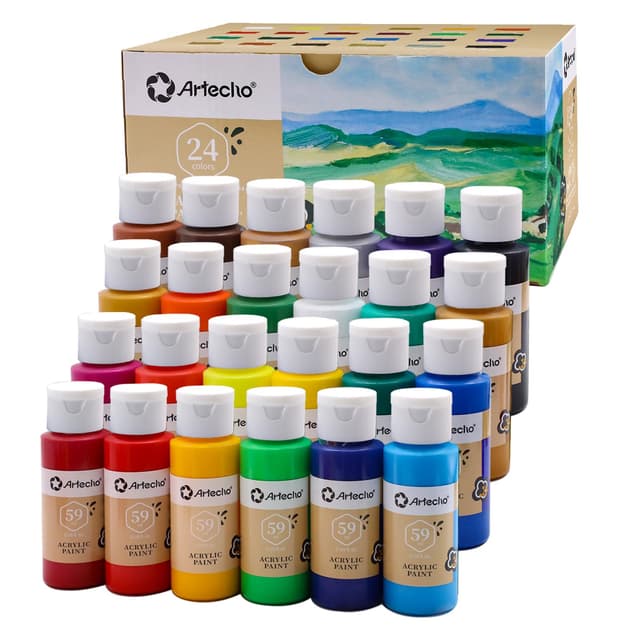 Artecho Acrylfarben Set 24x59 ml 🎨🖌️