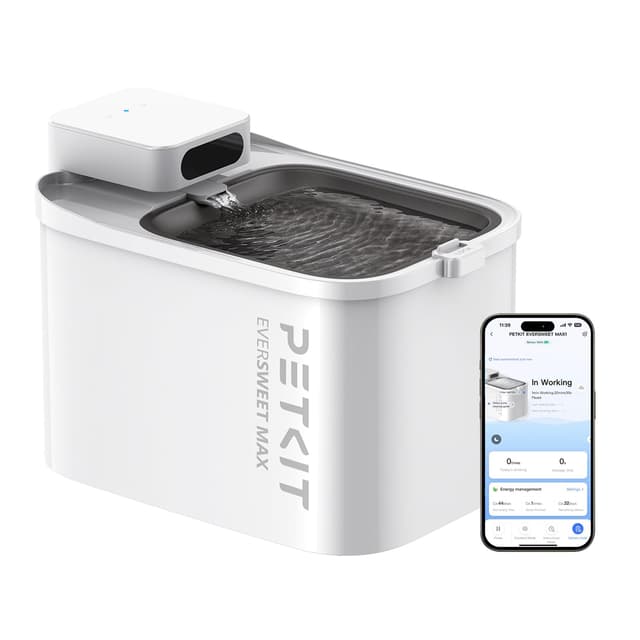 PETKIT Katzen Trinkbrunnen Kabellos, Hundewasserspender, 3L Katzen Hunde Wasserbrunnen 🐱🐶💧