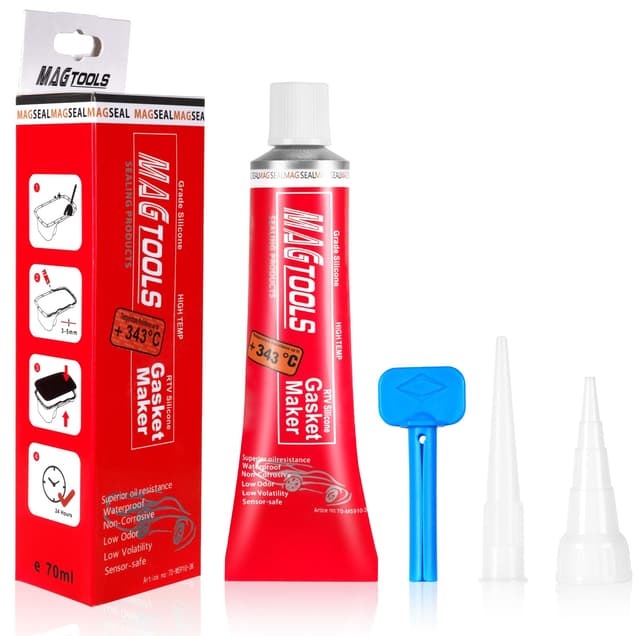Flintronic Dichtmasse Motor, 70ml Motordichtmasse Rot 🚗🔧