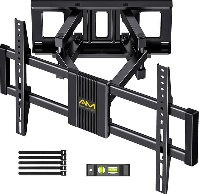 📺🔧 Alphamount TV Wandhalterung Schwenkbar für 37-75 Zoll Fernseher 📏💪
