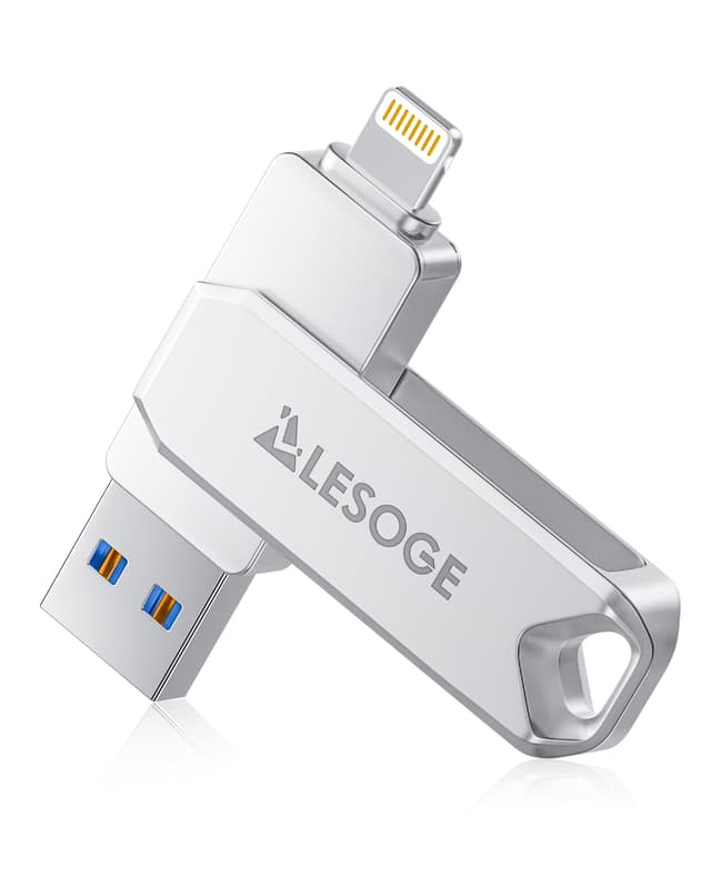LESOGE MFi Zertifizierter USB Stick 128GB für iPhone 📱💾