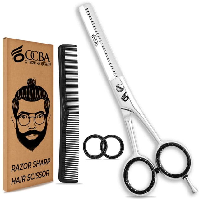 👩‍🦰✂️ Friseurschere - OCBA Professionelles 6' Haarschneideschere & Haarschere - Haarschere Perfektes Design für Friseure & Salons