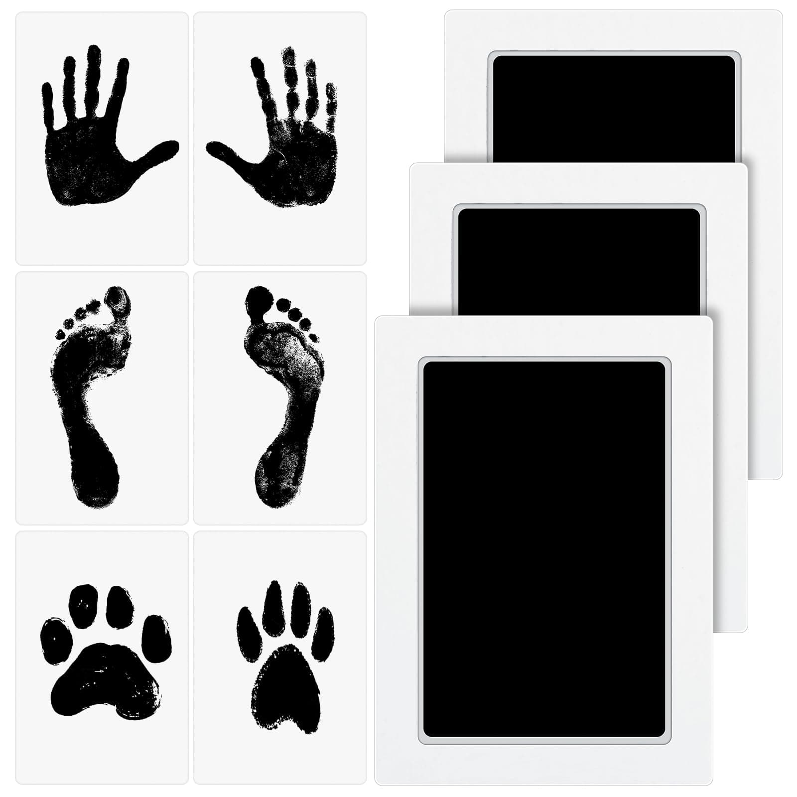 Romon Baby Handabdruck und Fußabdruck Set 🎨👣 Geschenk zur Geburt