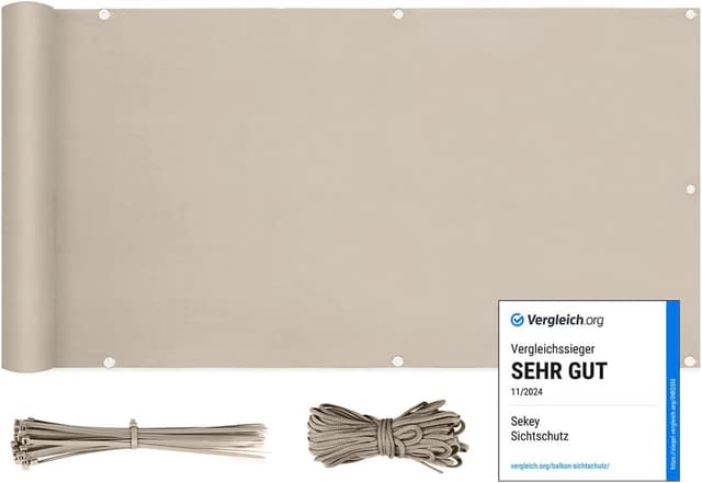 🌿 Sekey Balkon Sichtschutz Balkonabdeckung Balkonverkleidung 🌞
