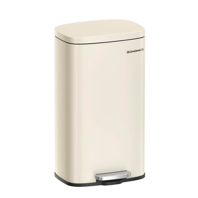 🗑️ SONGMICS Mülleimer Küche, 30 Liter, Abfalleimer, Tretmülleimer 🚮
