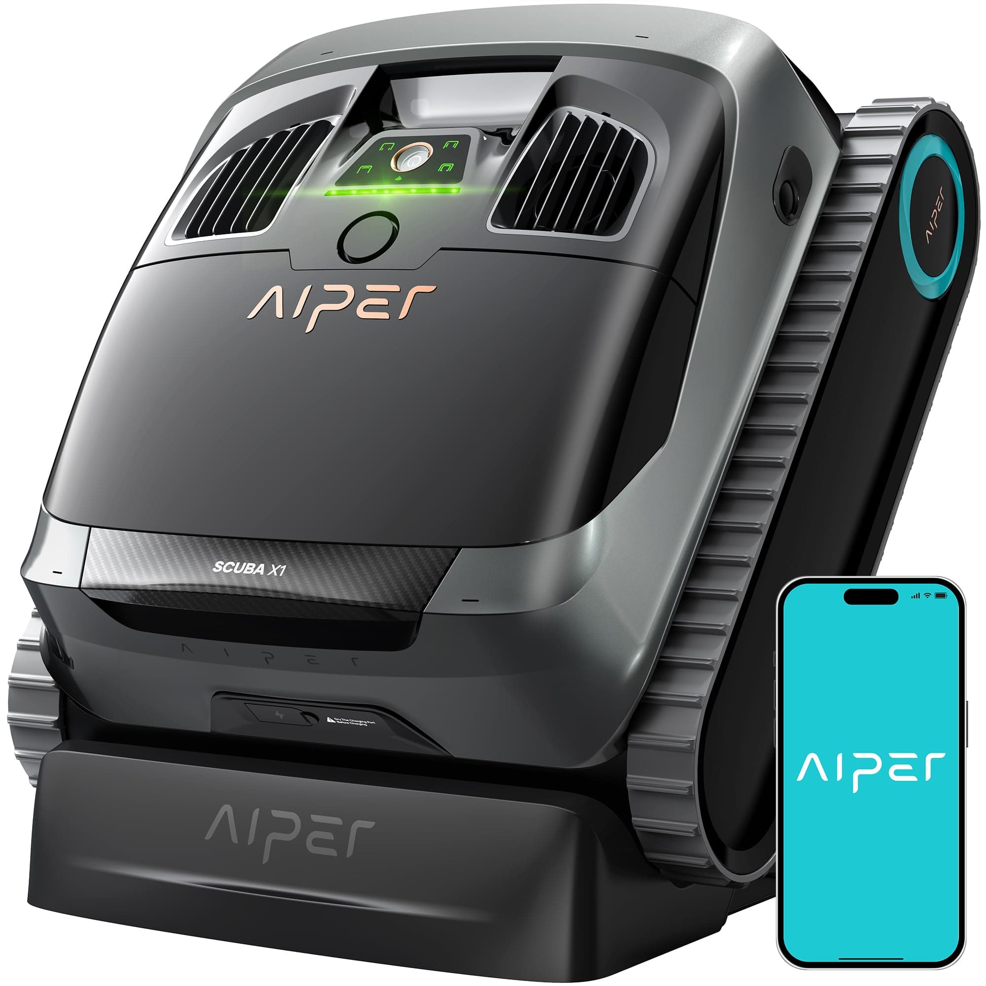 AIPER Scuba X1 Poolroboter mit App 🤖💦 25200 LPH - Mühelose Sauberkeit und Effizienz