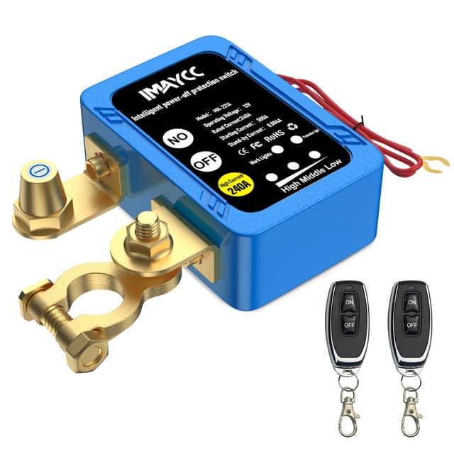 IMAYCC Drahtloser Ferngesteuerter Auto Trennschalter 🚗🔌