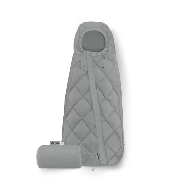 CYBEX Gold Fußsack Snøgga Mini 2 - Stone Grey 🌟 Hochwertiger Fußsack für Babyschalen