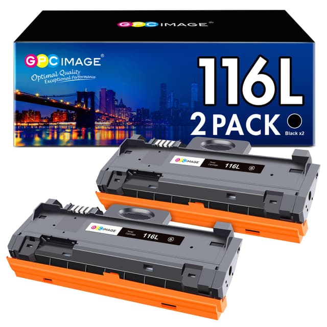 🎉 Super Deal! GPC IMAGE D116L 2er-Pack Kompatibel Tonerkartusche für Samsung MLT-D116L Toner