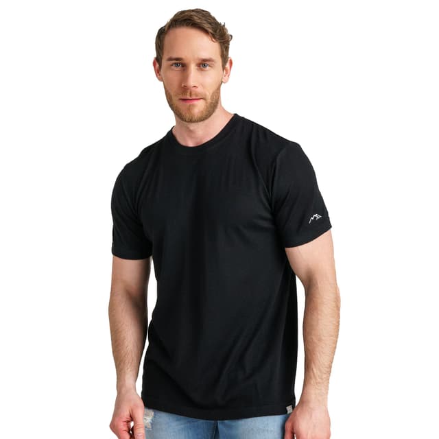 🌟 100% Merino T-Shirt Herren Kurzarm - Sport Shirt Männer Wolle 🐑