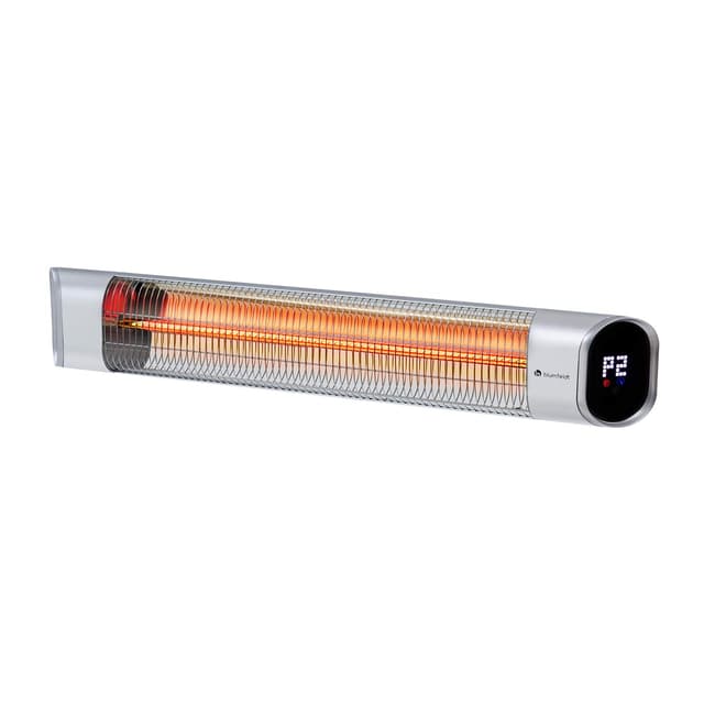 Blumfeldt Dark Wave Infrarotstrahler: Goldbeschichtete Carbonröhre, 9 Heizstufen, Timer, IP65, 2000 W