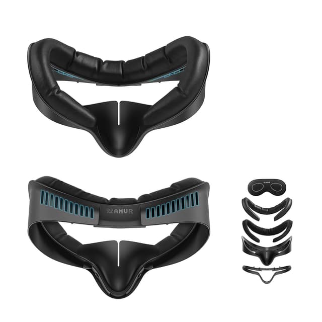 🌟 AMVR Kompatibel mit Meta Quest 3S Facial Interface Face Pad Cover Zubehör 🌟