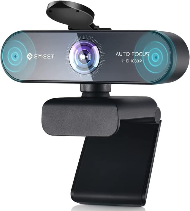 EMEET Webcam 1080P - NOVA Webcam mit Autofokus und 96° Weitwinkel 📷🎙️