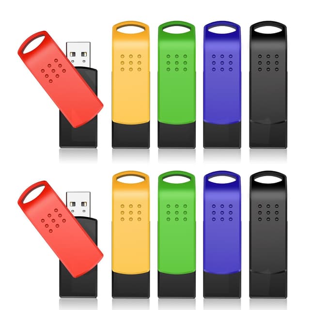Sonderangebot: KEXIN USB Stick 64GB, USB 2.0 Speicherstick 64GB 10 Stück 🚀🔑