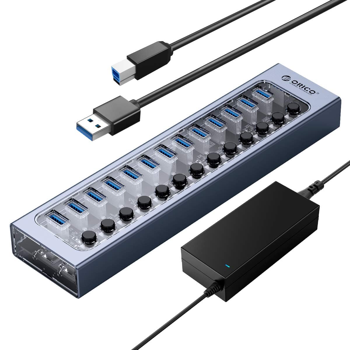 ORICO USB 3.0 Aluminium Hub mit 13 Ports 🚀