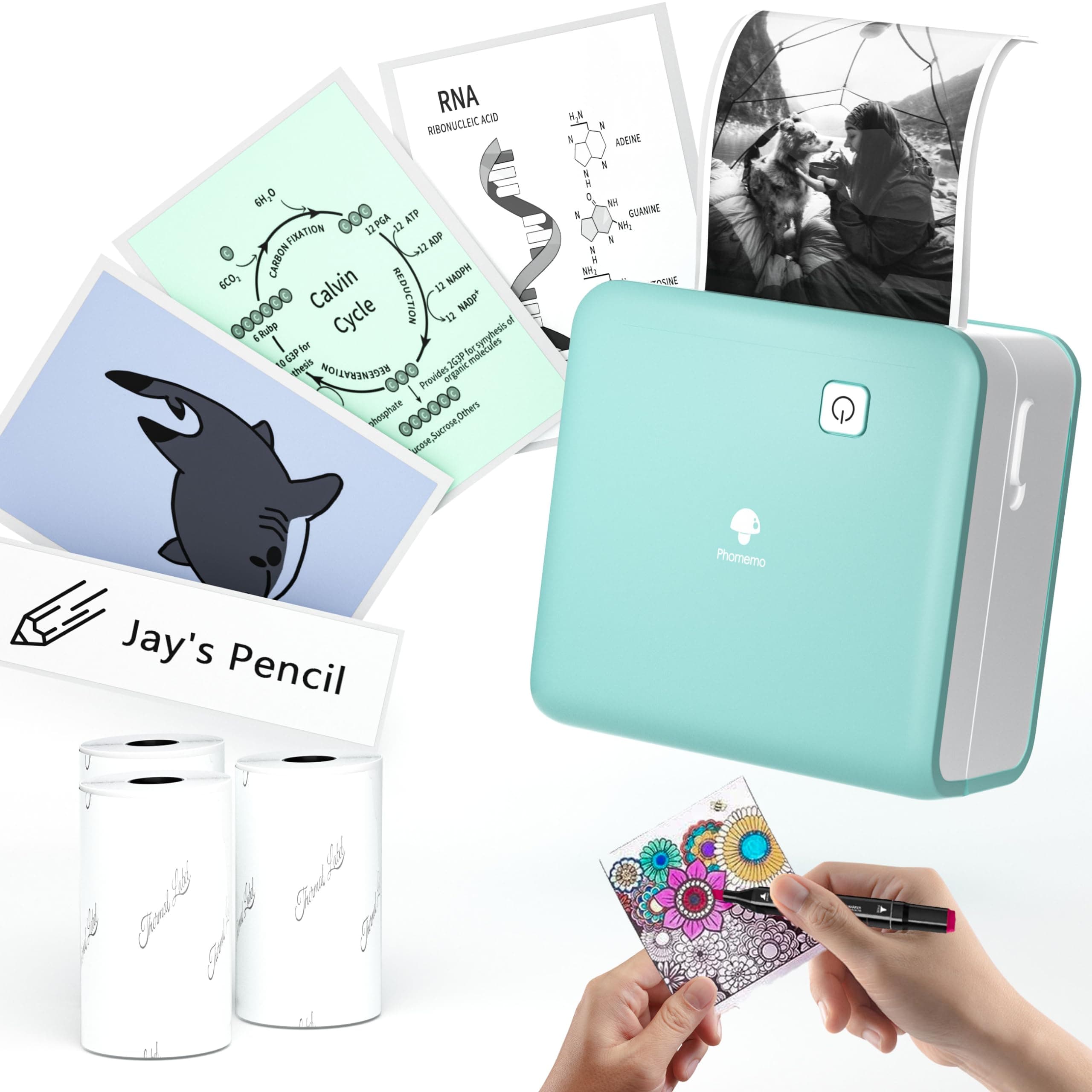 Phomemo Mini Drucker M02 Pro - Thermotiny Drucker 300 DPI 🖨️