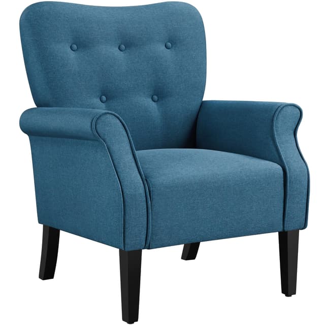 🔥Deal des Tages! Gemütlicher Ohrensessel in Marineblau 🪑