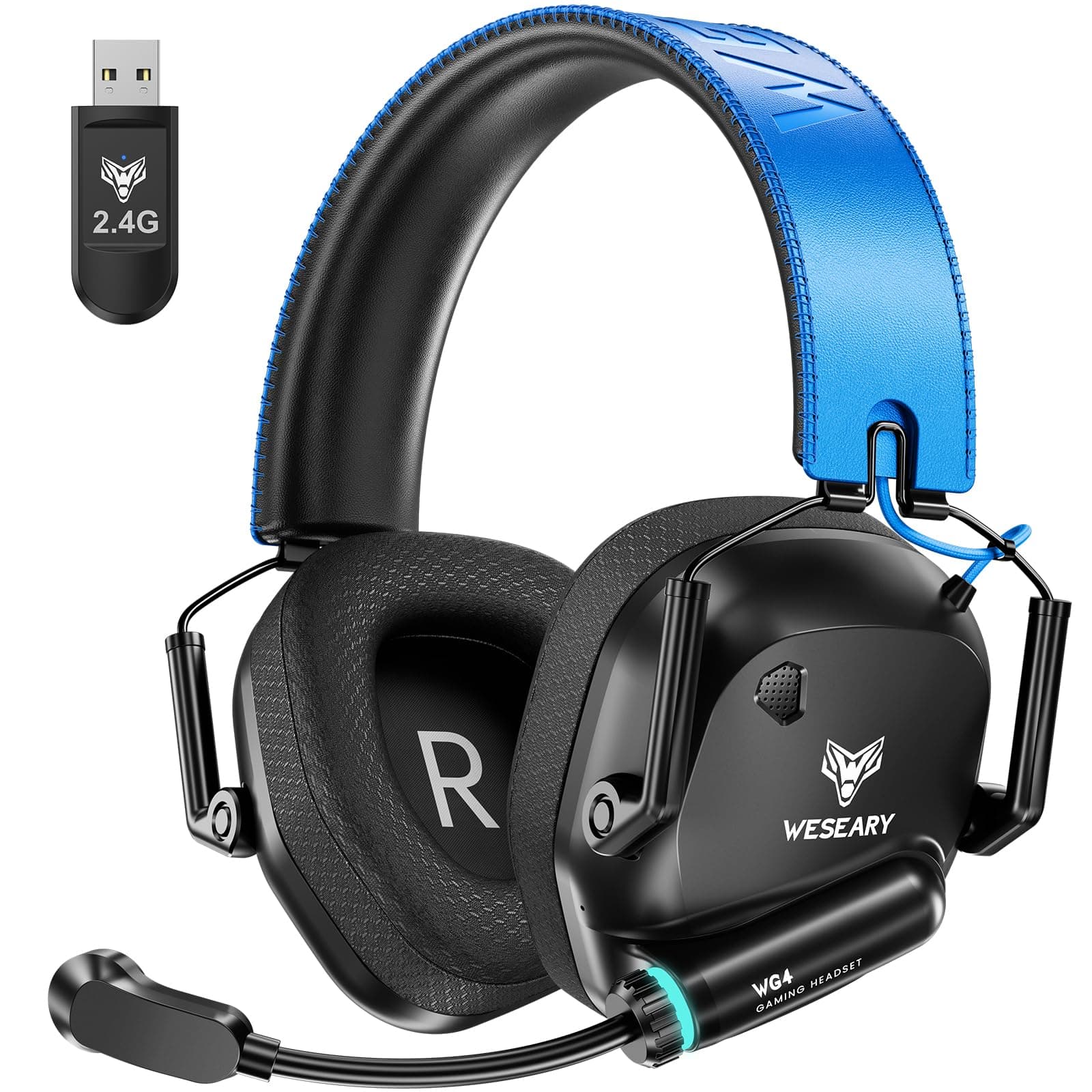 WESEARY WG4 Gaming Headset Wireless 🎮🔊