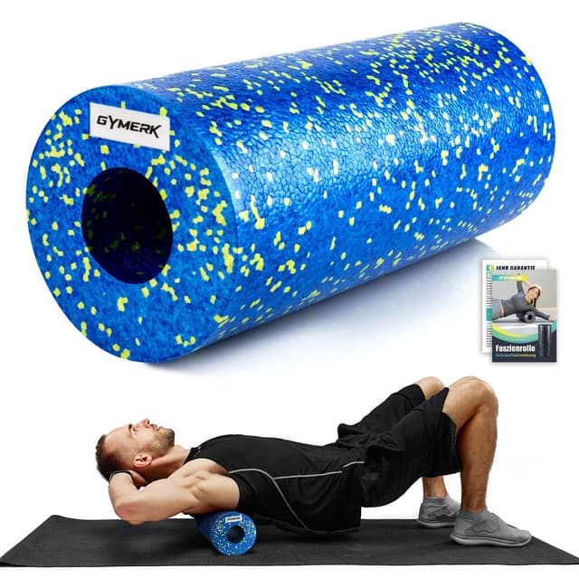 🌟 GYMERK Faszienrolle Mittlere Härte, Foam Roller (33 x 14 cm) 🌿