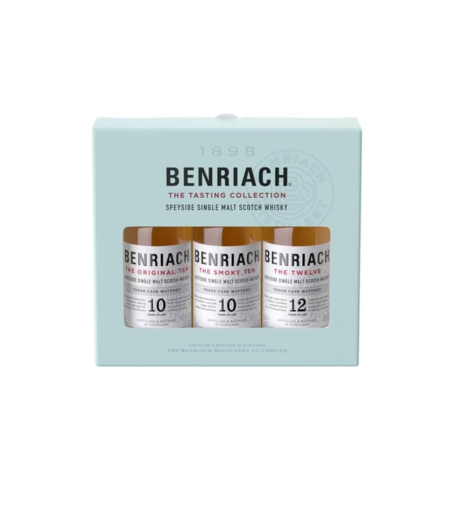 🥃 Benriach 3er Mini Set - Benriach 10, Smokey 10 und 12 🎁 Premium Single Malt Whiskies