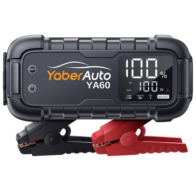 YaberAuto Starthilfe Powerbank, 6000A Auto Starthilfe 🚗🔋