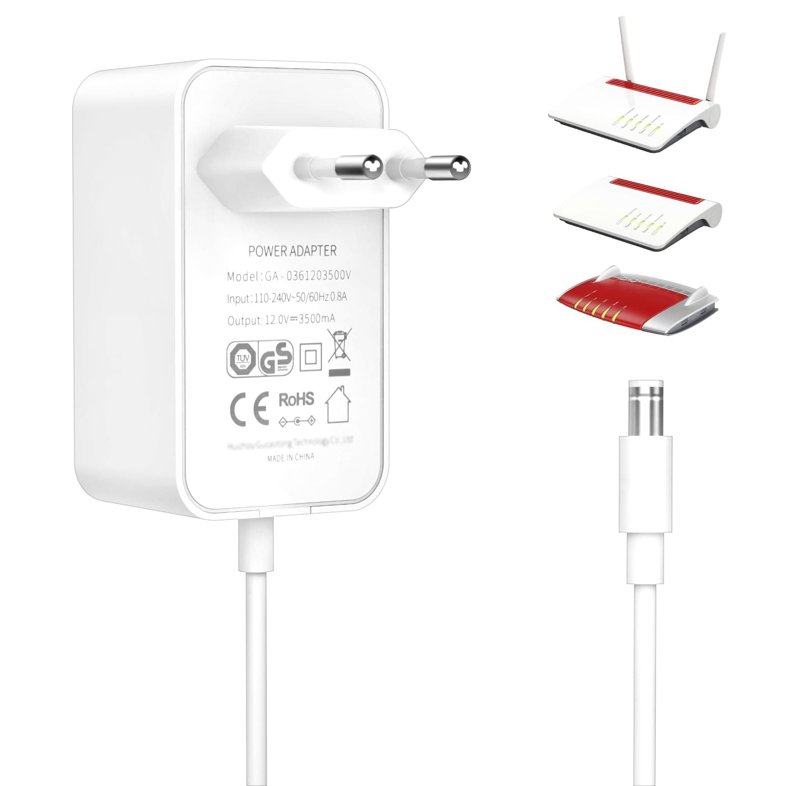 12V 3,5A Netzteil Ladegerät für AVM Fritz!Box und Telekom Speedport Smart ⚡