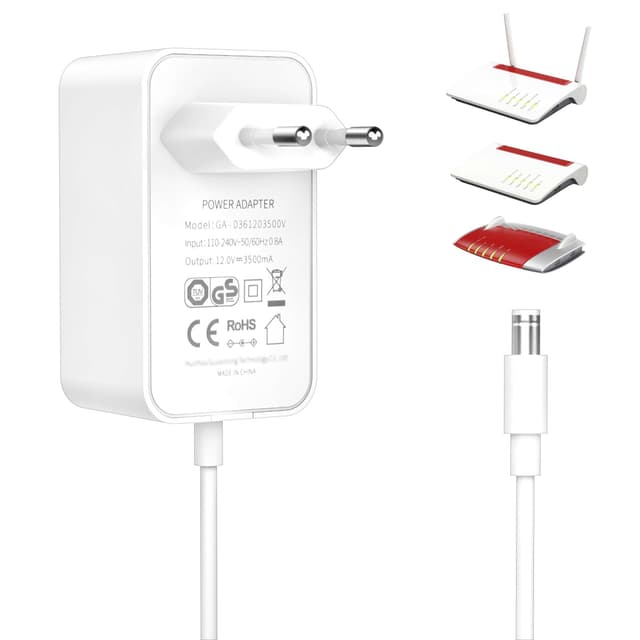 12V 3,5A Netzteil Ladegerät für AVM Fritz!Box und Telekom Speedport Smart ⚡