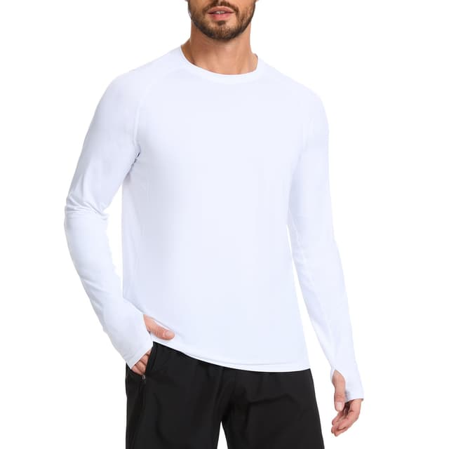🌞 AMZSPORT Herren UV Shirt Rashguard UPF 50 Langarmshirt & Kurzarmshirt 🌊