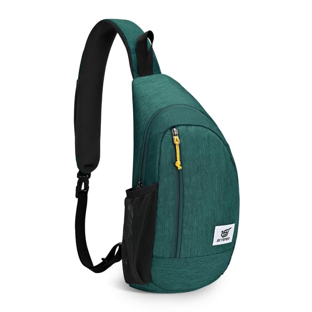 SKYSPER Brusttasche 9L Schultertasche Leichte Sling Bag Herren Klein Schulter Tasche Crossbody Backpack 🎒🔒