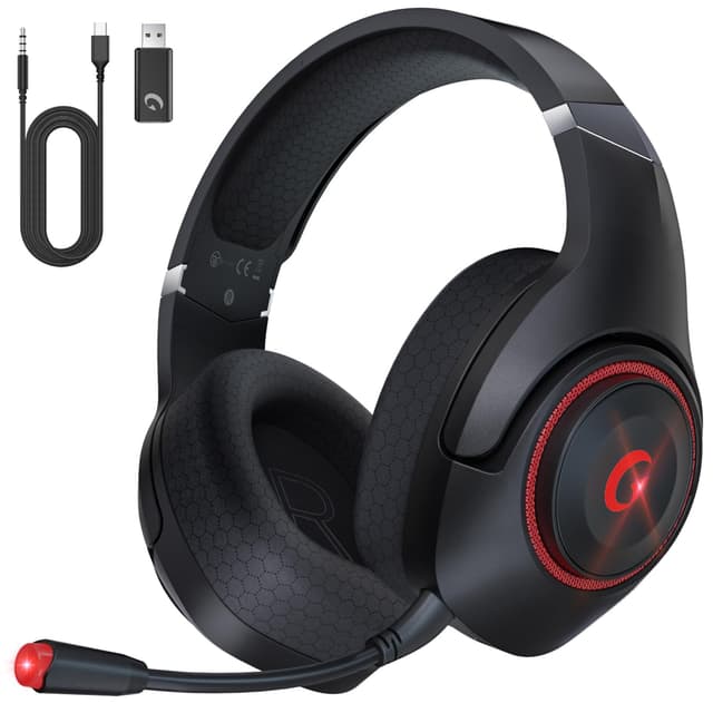 🎮 Gaming Headset 2.4GHz USB Wireless für PS5/PS4/PC/MAC 🎧