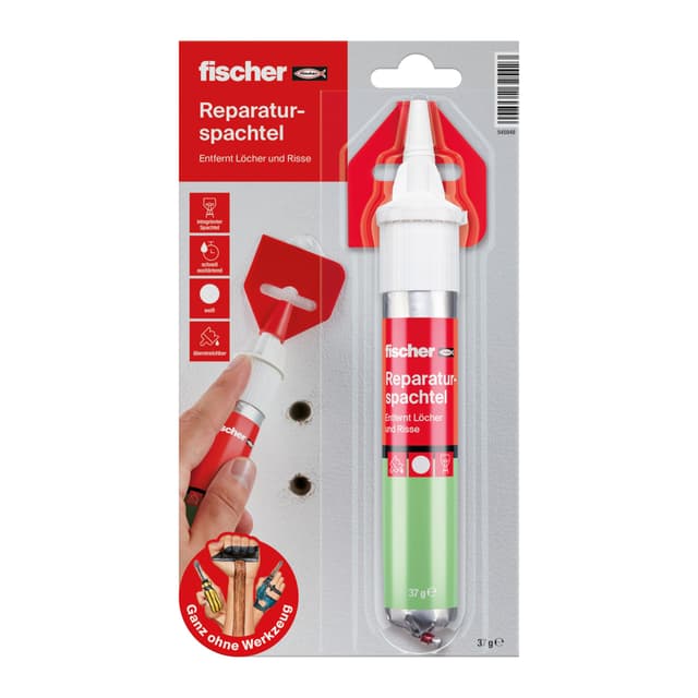 🔧🛠️ Fischer Reparaturspachtel - Fertige Spachtelmasse in Naturweiß