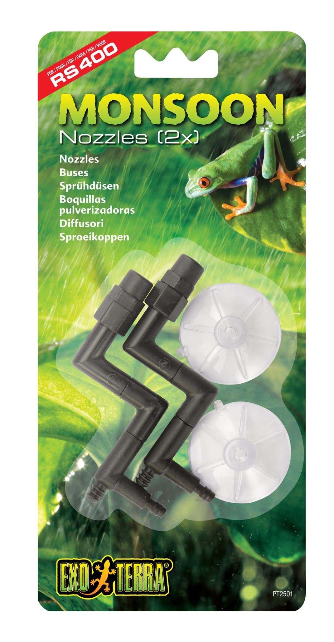 🌿🌧️ Exo Terra Monsoon Nozzles, Sprühdüsen 2er Pack