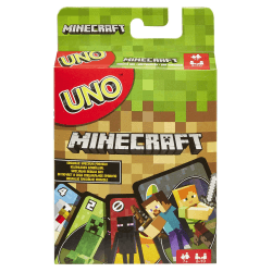 🎮 Mattel Games UNO Minecraft Edition - Kartenspiel mit Charakteren aus Minecraft und einer besonderen Creeper-Karte Angebot bei HelloDeals