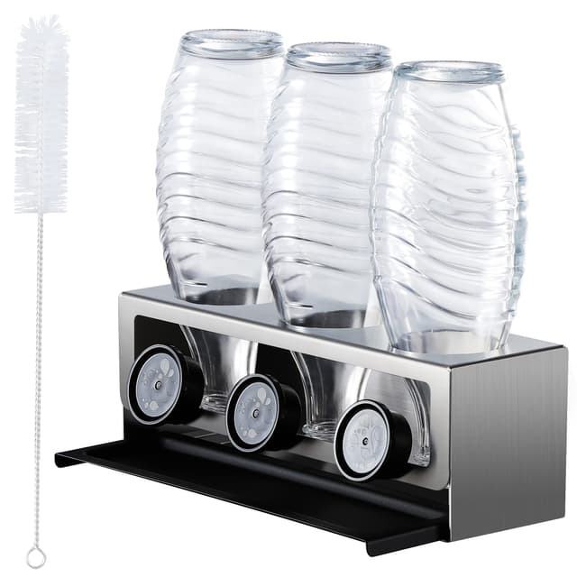YIGII Flaschenhalter für SodaStream - Premium Abtropfhalter aus Edelstahl 😍
