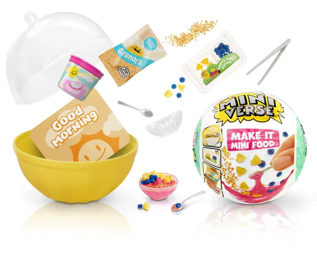 MGA's Miniverse Make It Mini Food - Café Serie 3 - Mini-Sammlerstücke in Geheimnisvoller Blindverpackung 🍔🍰